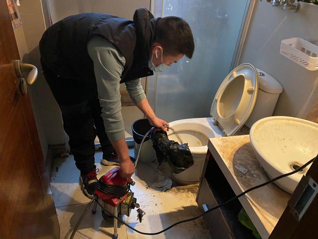 曲水马桶疏通-疏通下水道