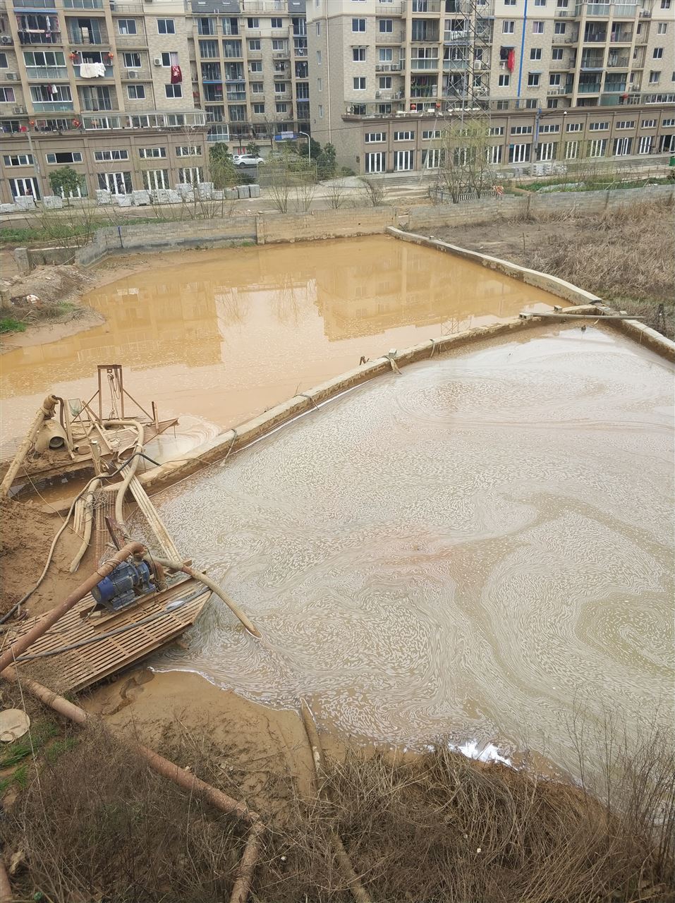 曲水沉淀池淤泥清理-厂区废水池淤泥清淤